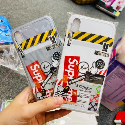 Case Ốp điện thoại iPhone Nhám bóng Off white