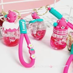 Móc khóa Gấu dâu Lotso nước Lovely