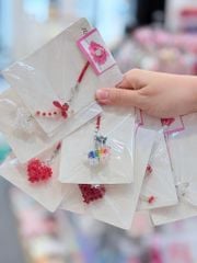 Móc Treo điện thoại đá pha lê, kết cườm Đài Loan ( TAIWAN)