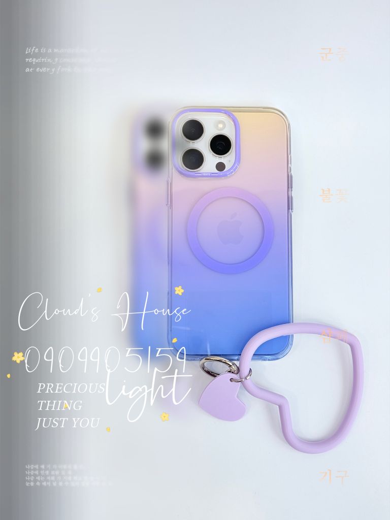 Case Ốp điện thoại iPhone TGVI'S Magsafe Trong Nhám Hologram iPhone 16/Pro/Promax