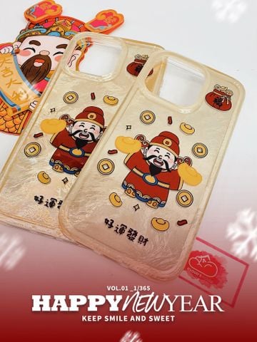 Case Ốp điện thoại iPhone Thần tài Vàng Ánh Hologram iPhone 11/12/13/14/15/Plus/Pro/Promax - TẾT