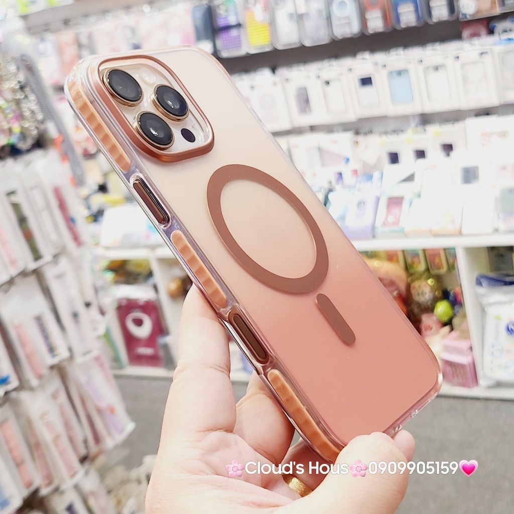 Case Ốp điện thoại iPhone Màu Ombre ánh Hologram Raigor Inverse chính hãng cho iPhone 16 Pro/iPhone 16 Pro Max
