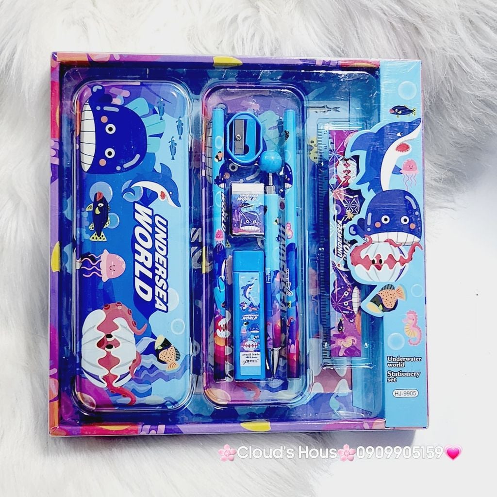 Bộ Đồ Dùng Học Tập Cho Bé - HJ-9905 (7 món)