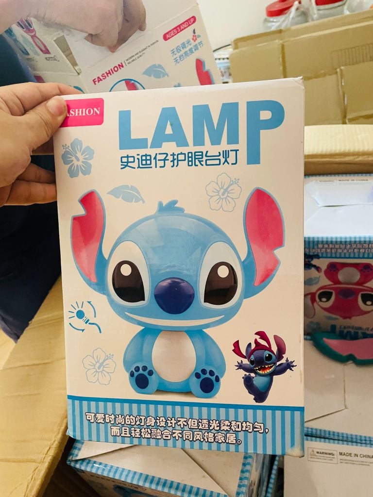 Đèn ngủ hoạt hình Stitch dễ thương trang trí phòng ( kích thước: 35cm)