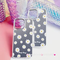 Case Ốp điện thoại iPhone Cúc họa mi Spring Daisy Gương nút nổi iPhone 11/12/13/14/Pro/Promax