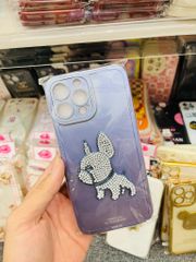 CASE IPHONE BULLDOG ĐÍNH ĐÁ SANG CHẢNH