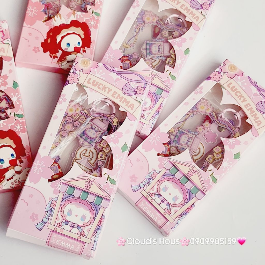 Móc Khóa Thẻ May Mắn Lucky Emma Đài Loan