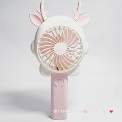 Mini Fan - Quạt Cầm Tay Có Tai Sừng Nhiều màu