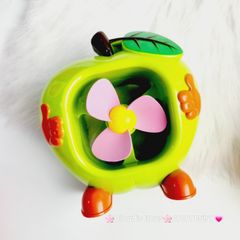 Mini Fan - Quạt hình Táo để (3 màu) Sz Lớn