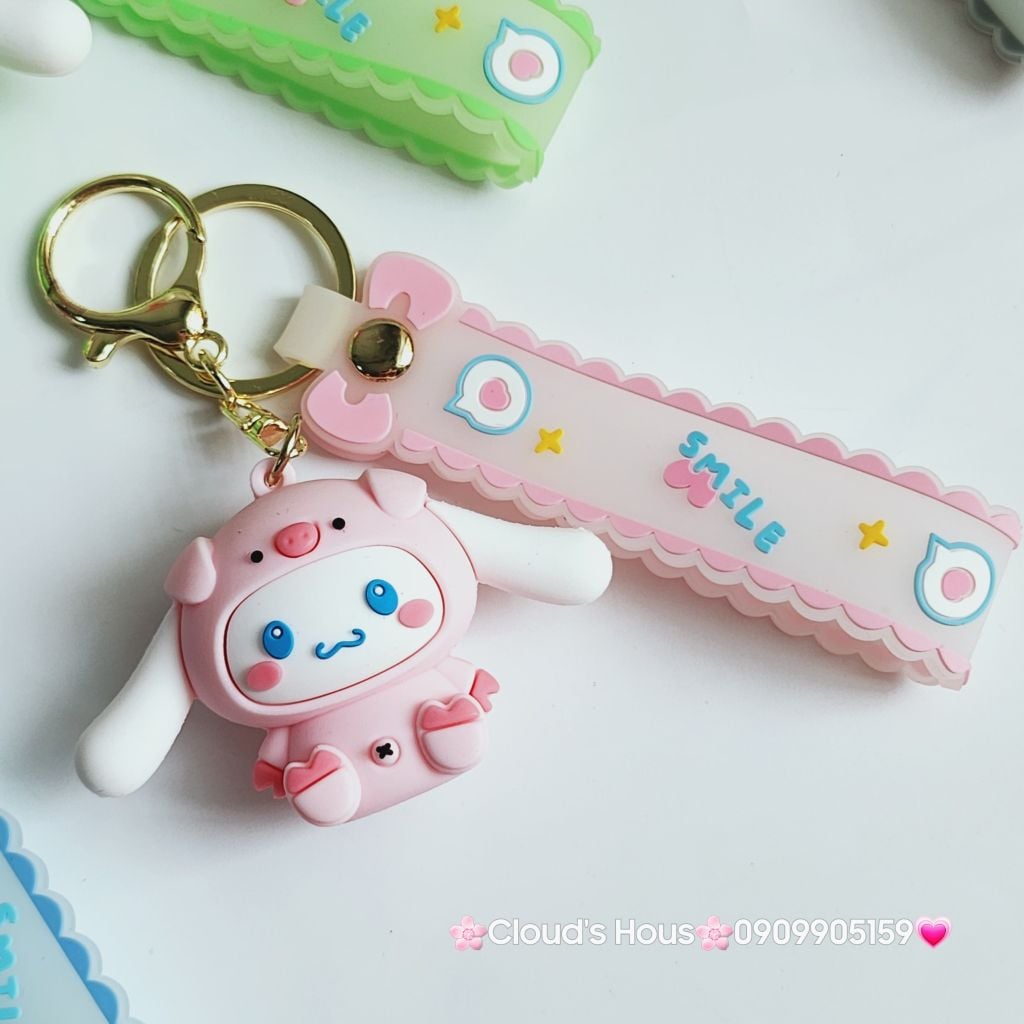 Móc Khóa Thỏ Cinnamoroll Cosplay