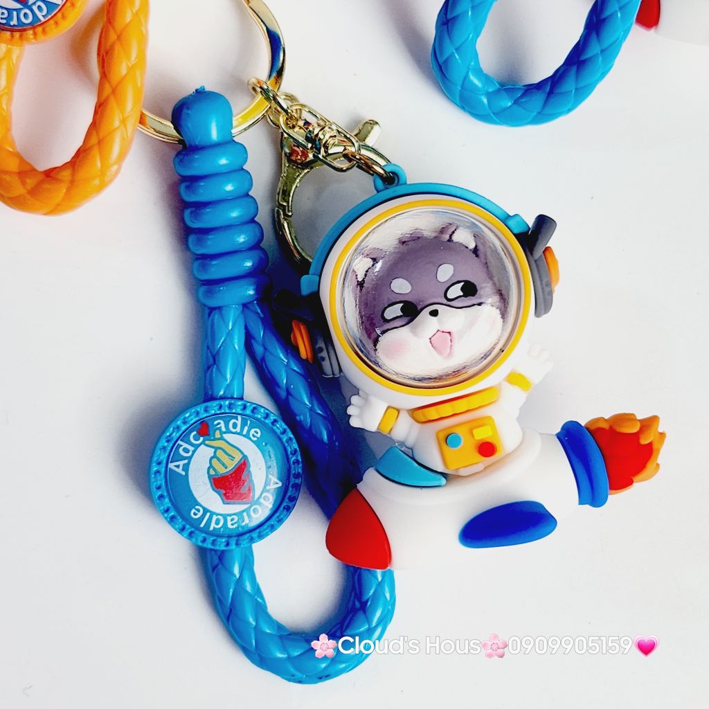 Móc Khoá Con vật tàu lửa Adorable