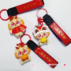 Móc Khóa Rồng Nhỏ Nhựa Bóng TẾT