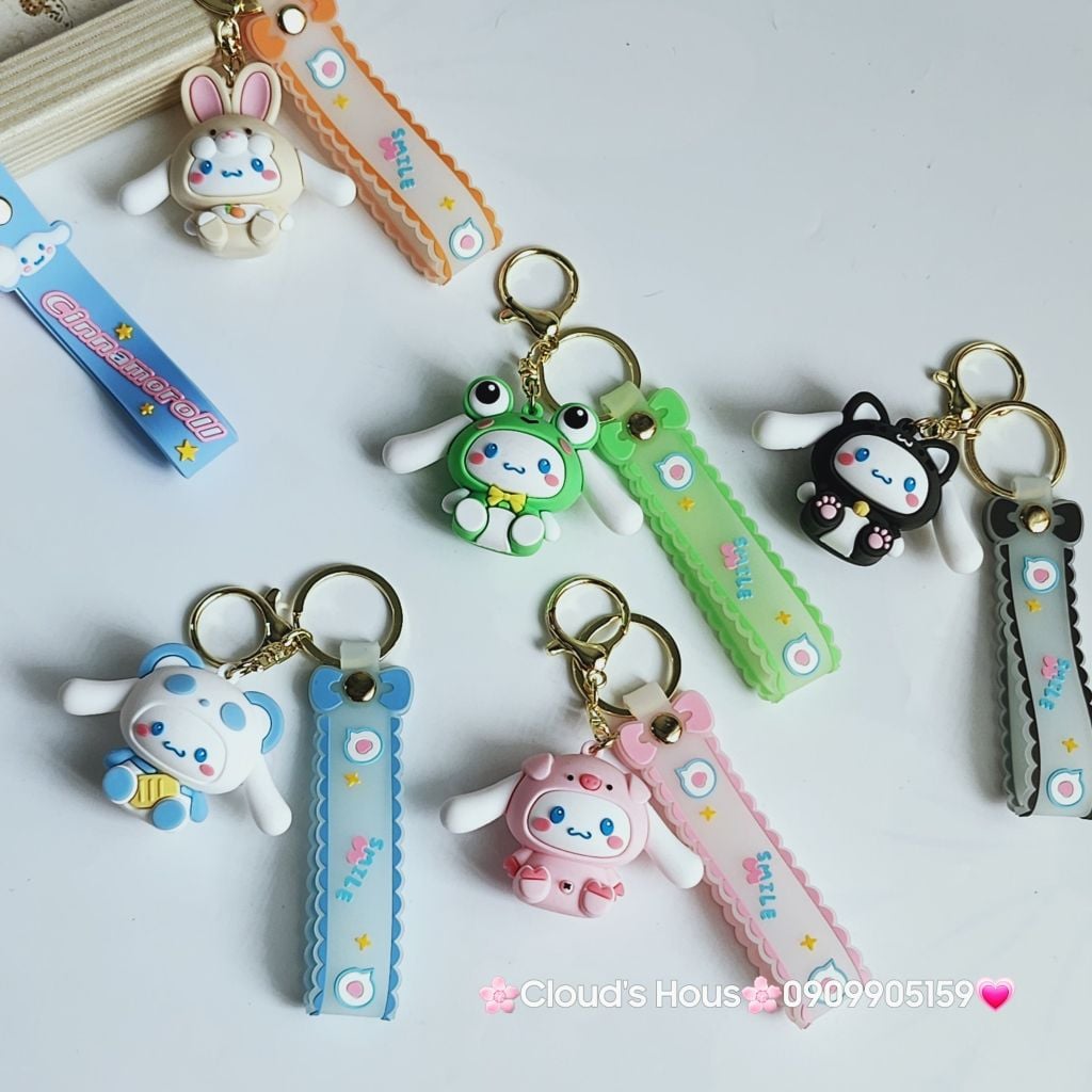 Móc Khóa Thỏ Cinnamoroll Cosplay