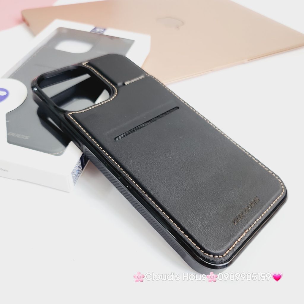 Case Ốp điện thoại iPhone Da Chống dựng Dux Ducis Magsafe iPhone 11/12/13/14/15/Plus/Pro/Promax
