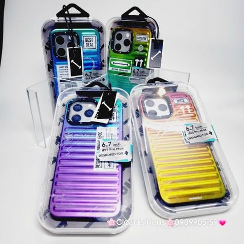 Case Ốp điện thoại iPhone Nhám Sọc ngang Hologram Youngkit chính hãng  iPhone 14/15/Pro/Promax