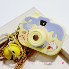 Móc khoá Máy Ảnh Có đèn Hoạt hình Sanrio & Lotso có chuông
