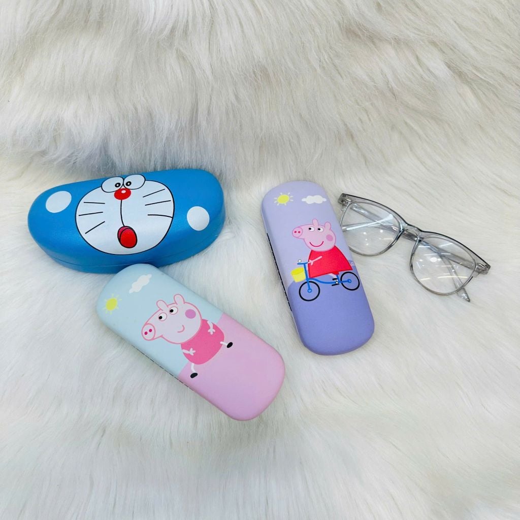 Hộp đựng kính Doraemon Heo Peppa Đáng Yêu