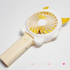 Mini Fan - Quạt Cầm Tay Có Tai Sừng Nhiều màu