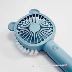 Mini Fan - Quạt Cầm Tay Tai Thú Nhiều Màu ( có đế rời để bàn)
