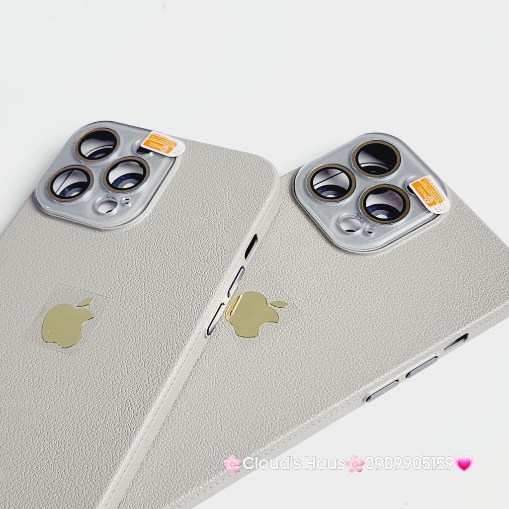 Case Ốp điện thoại iPhone Da Trơn Basic Bảo Vệ Camera iPhone 11/12/13/14/15/Pro/Promax