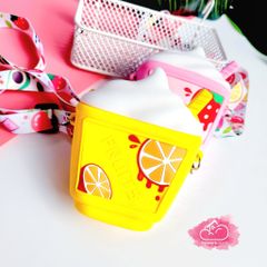 TÚI ĐEO CHÉO SILICONE LY NƯỚC TRÁI CÂY