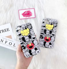 Case Ốp điện thoại iPhone Bearbrick Umku Dẻo Dạ quang iPhone 7/8/X/Xs/XsMax/11/Pro/Promax