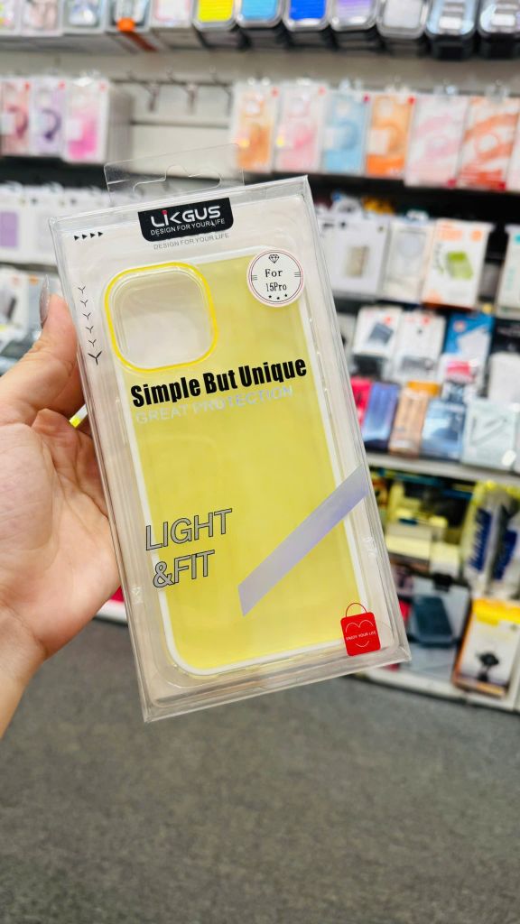 Case Ốp điện thoại iPhone Likgus Nhám Vân Nhiều Màu Chống Shock iPhone 16/15/14Pro/Promax
