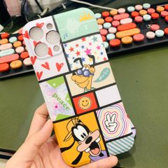 Case Ốp điện thoại iPhone Nhám Vịt Donald & Goofy iPhone 11/12/13/Pro/Promax