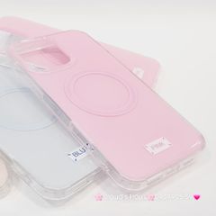 Case Ốp điện thoại iPhone Trong Crytal Magsafe Hồng Pastel Case iPhone 12/13/14/15/16/Pro/Promax