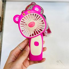 QUẠT CẦM TAY Gấu dâu Lotso ( QUẠT SẠC)