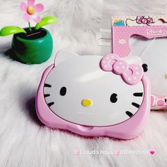 Máy Tính Hello Kitty Gấp Gọn Kèm Lược Gương XD-1104A