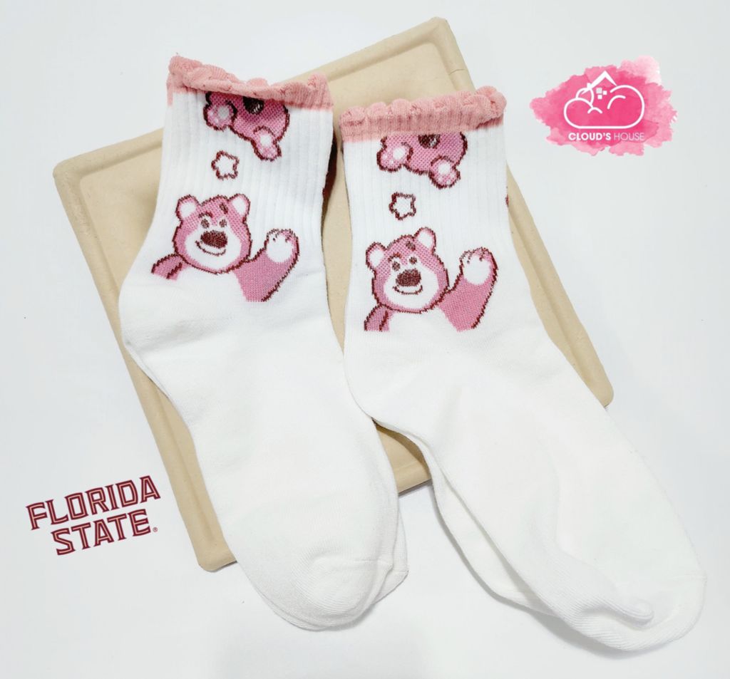 Tất vớ Gấu hồng Lotso