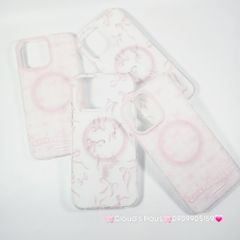 Case Ốp điện thoại iPhone Magsafe Nền Hồng Nơ Hồng Girl's Favorite Bow ZoozooCase iPhone 12/13/14/15/16/Pro/Promax