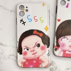 Case Ốp điện thoại iPhone BÉ MẬP Nhám trơn Form vuông iPhone 7/8/X/Xs/11/12/Plus/Max/Pro/Promax