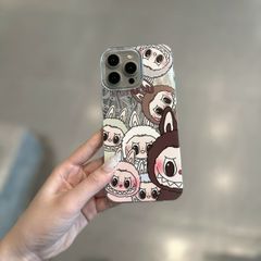 Case Ốp điện thoại iPhone Labubu Version 1 Ánh Lông Vũ Bạc Hologram iPhone 7+/8+/X/XSM/11/12/13/14/15/Plus/Pro/Promax