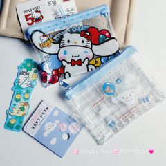 BÓP Ví Mini Trong Suốt In Hình Kute Sanrio Chính Hãng