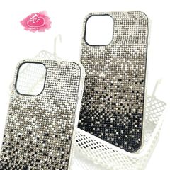 Case Ốp điện thoại iPhone Đính đá Ombre Bling bling sang chảnh iPhone 11/12/13/14/Pro/Promax
