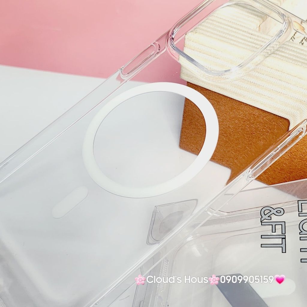 Case Ốp điện thoại iPhone Likgus Trong Magsafe Không Vàng iPhone 11/12/13/14/15/16/Pro/Plus/Promax