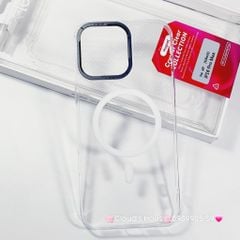 Ốp lưng iPhone hãng X-LEVEL trong siêu mỏng, không vàng màu hỗ trợ sạc không dây Magsafe.   iPhone 16/Pro/Promax