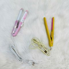 Máy Làm Tóc Mini Kemier 2 in 1 Summer Fruit - Máy Kéo tóc