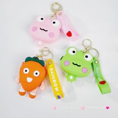 Bóp Móc Khóa Silicone Nhỏ Gọn Hoạt Hình Kute