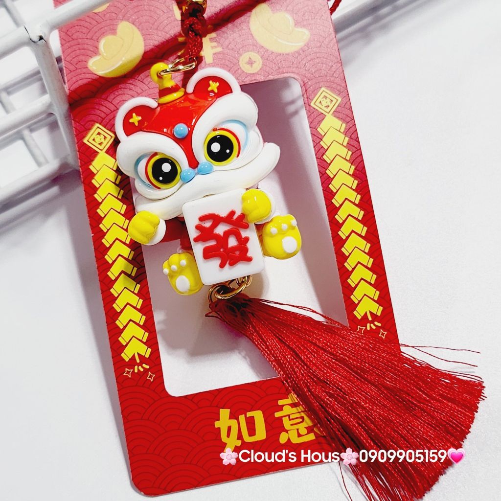 KHÁNH Lân Rồng chúc TẾT ( treo xe hơi)