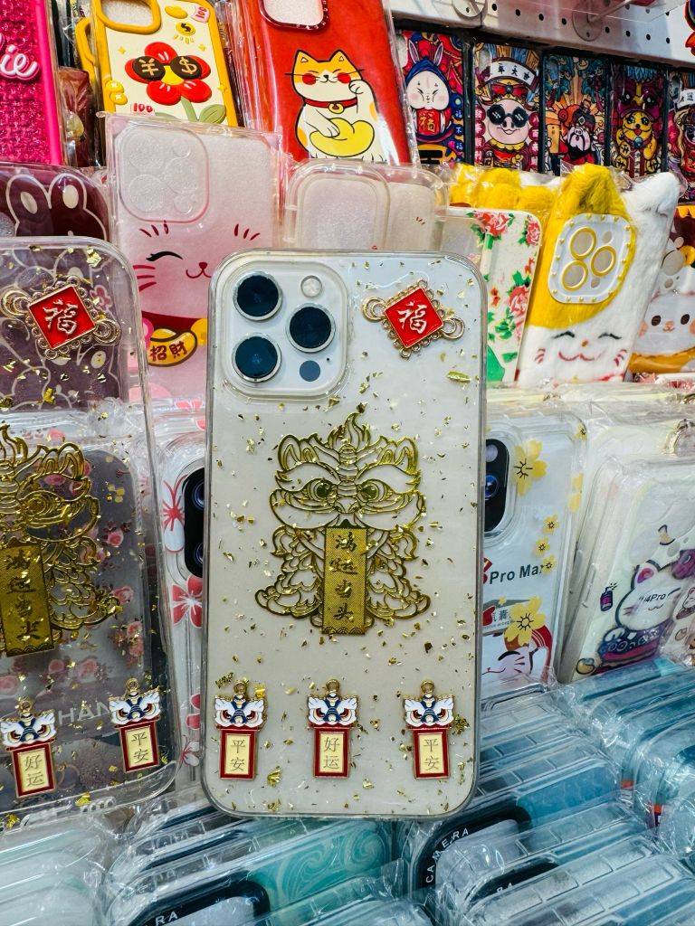 Case Ốp điện thoại iPhone RỒNG VÀNG - CHỮ LONG trong dẻo iPhone 11/12/13/14/15/Pro/Promax TẾT