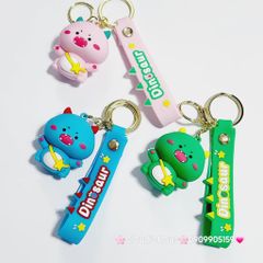 Móc Khóa Khủng Long Đeo Giỏ Kute Dinosaur