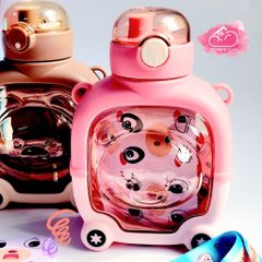 Bình nước Nhựa trong in nổi