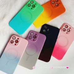 Case Ốp điện thoại iPhone IRIS Ombre Likgus Silicone Bảo vệ Cam Magsafe iPhone 14Promax
