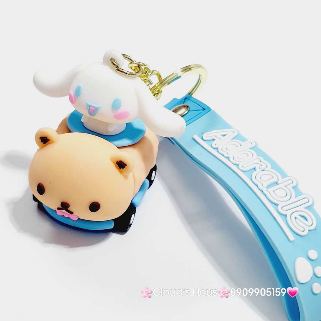 Móc Khóa Thỏ Cinnamoroll Kute ( nhiều mẫu)