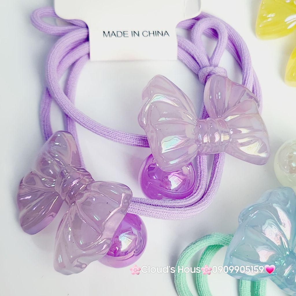 Đồ cột tóc Charm Nơ (2 màu)