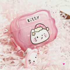 Cover Case Vỏ bảo vệ Airpod Mèo Kitty phao gợn sóng phao gợn sóng Airpod 1/2/3/Pro/Pro2