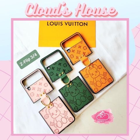 Case Ốp điện thoại Samsung Z Flip Bearbrick Nhám da Samsung Z Flip 3/4